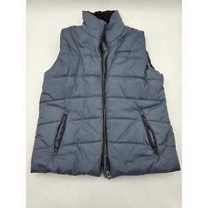 Free Country Puffer Vest Mens XL Full‎ Zip Pockets Blue